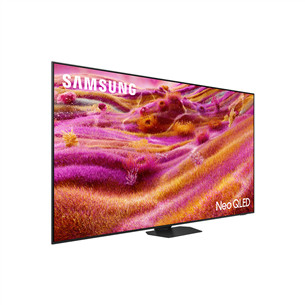 Samsung QN90F, 115'', 4K UHD, Neo QLED, Mini LED, must - Teler