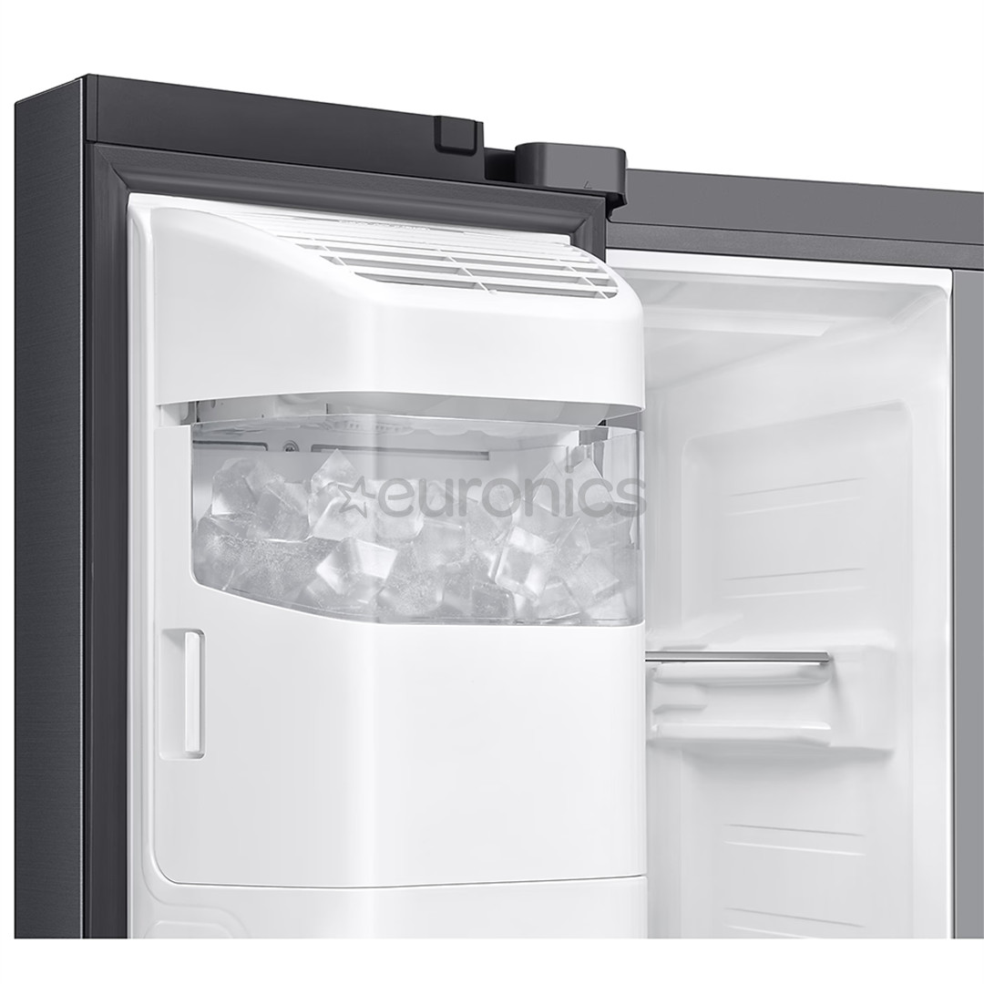 Samsung Bespoke AI, NoFrost, 640 л, высота 179 см, черный - SBS-холодильник