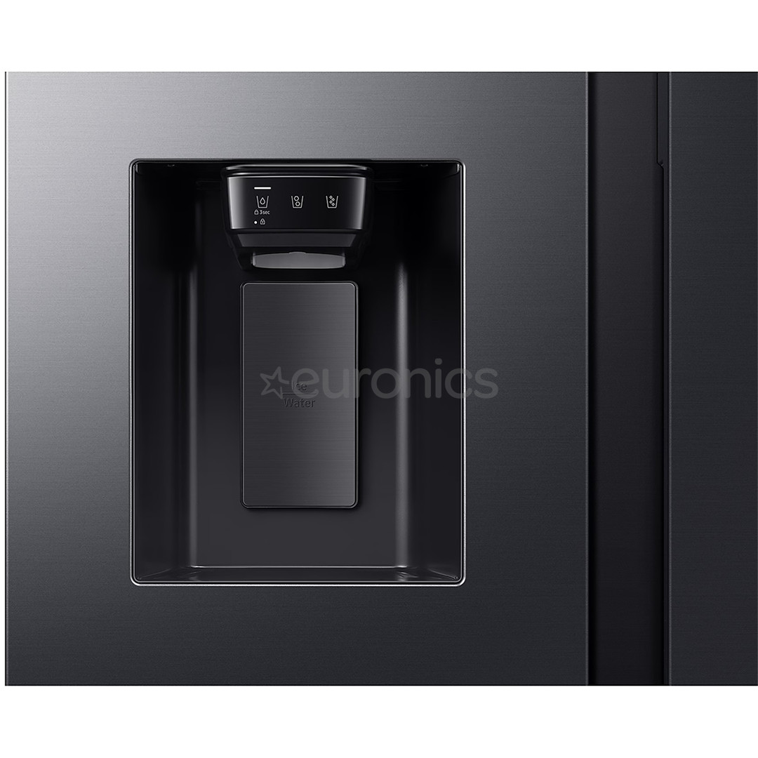 Samsung Bespoke AI, NoFrost, 640 л, высота 179 см, черный - SBS-холодильник