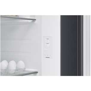 Samsung Bespoke AI, NoFrost, 640 L, height 179 cm, black - SBS-refrigerator