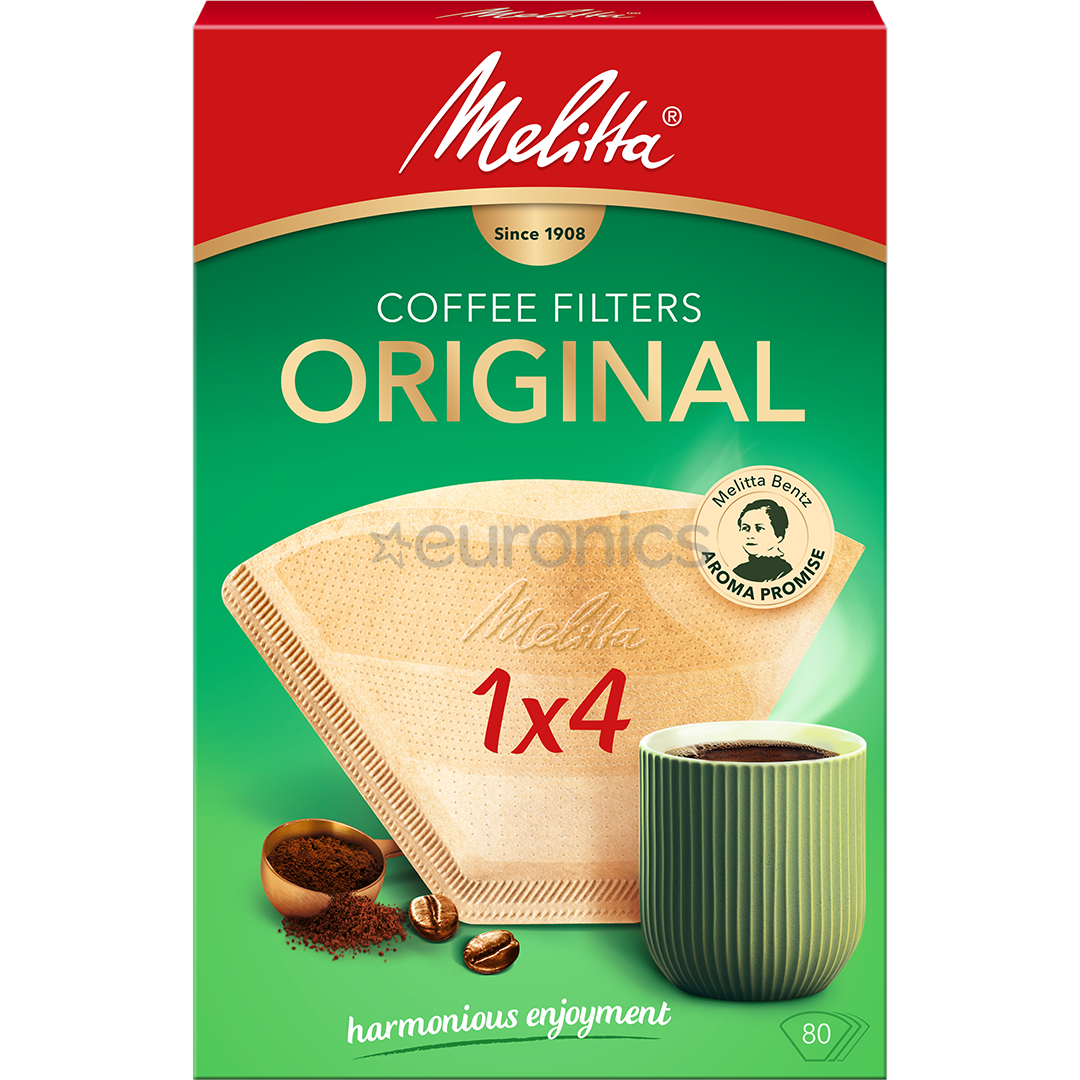Melitta 1x4, 80 pcs - Coffee filters