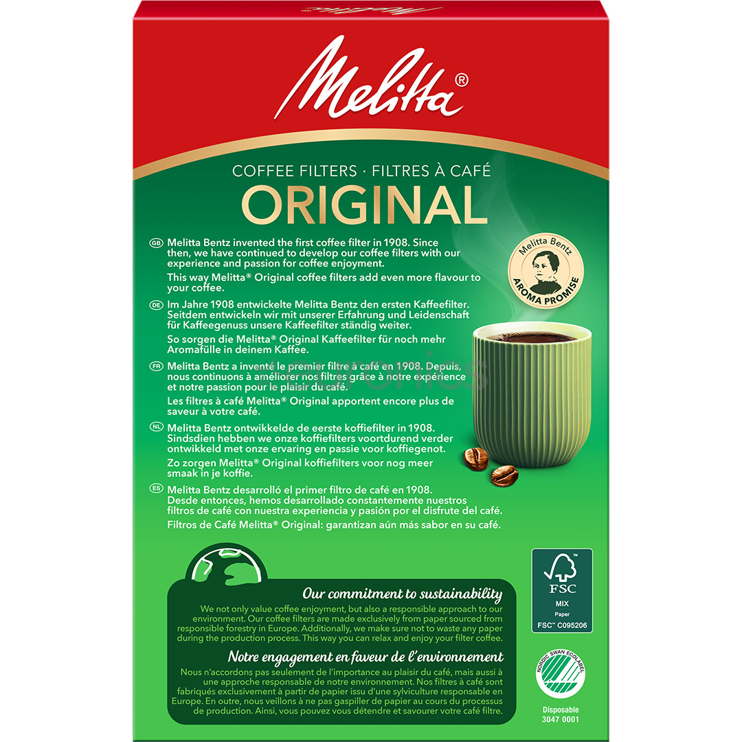 Kohvifiltrid 1x4 Melitta 80 tk