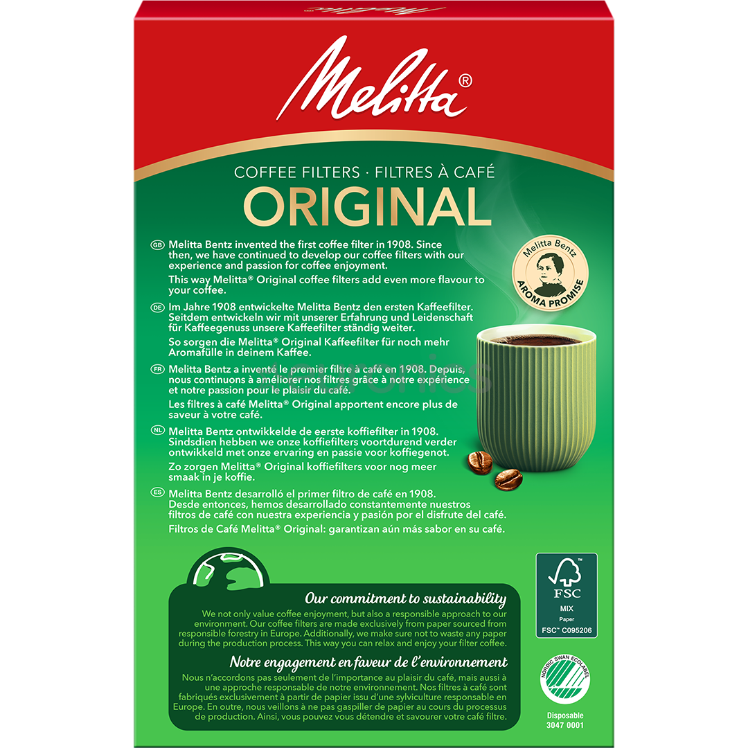 Melitta 1x4, 80 pcs - Coffee filters