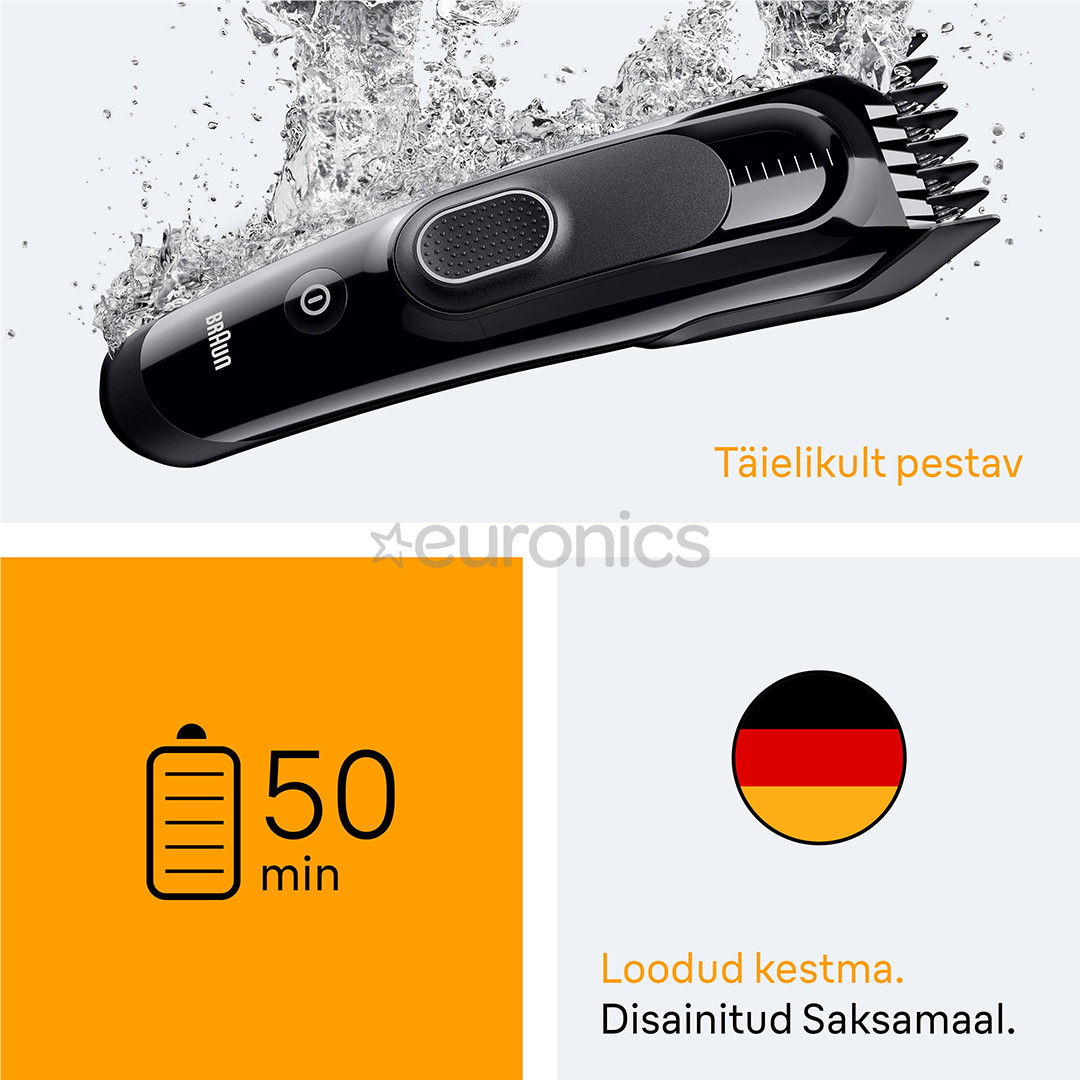 Braun Hair Clipper Series 5, black - Hair clipper