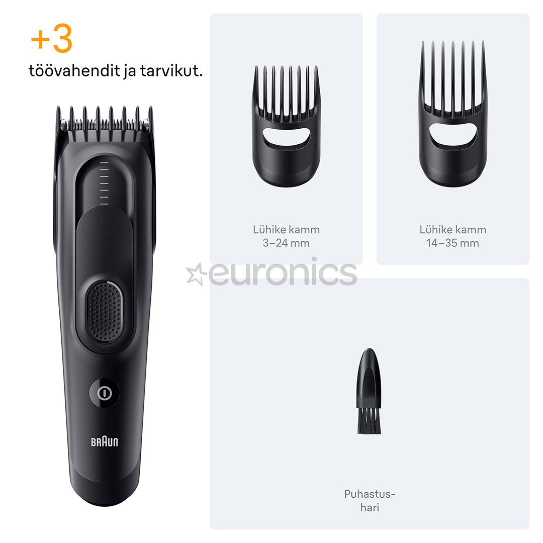 Braun Hair Clipper Series 5, black - Hair clipper