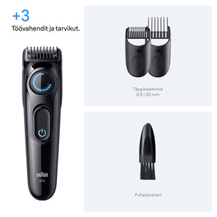 Braun Beard Trimmer Series 3, черный - Триммер для бороды