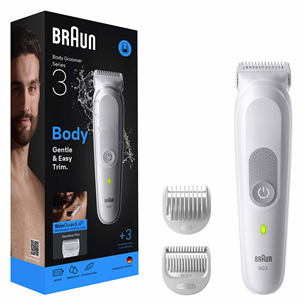 Braun Series 3, white - Body groomer BG3530