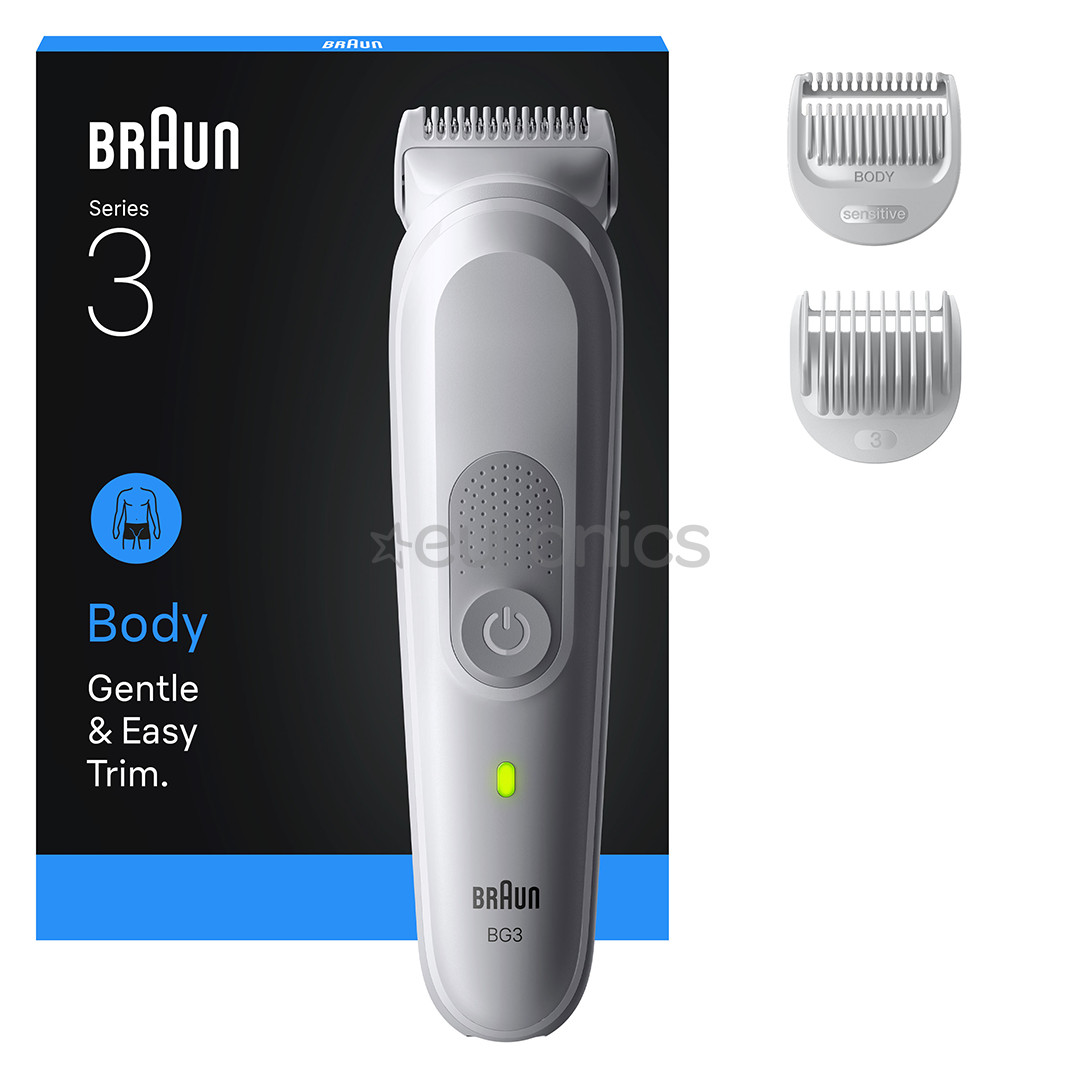 Braun Series 3, белый - Триммер