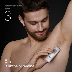 Braun Series 3, белый - Триммер