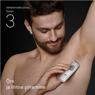 Braun Series 3, white - Body groomer
