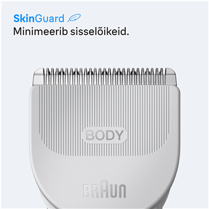 Braun Series 3, white - Body groomer