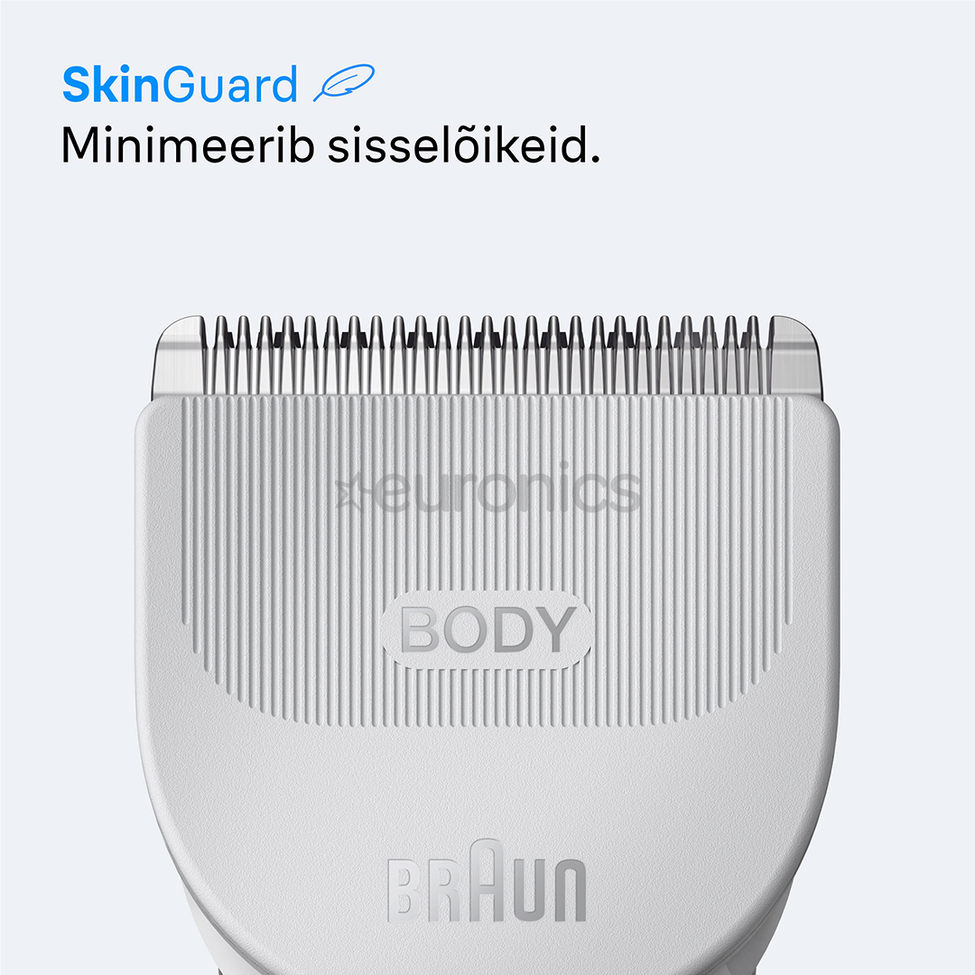 Braun Series 3, white - Body groomer