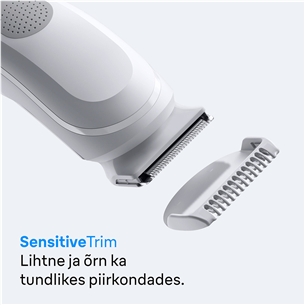 Braun Series 3, white - Body groomer