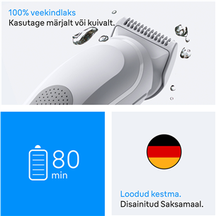 Braun Series 3, white - Body groomer