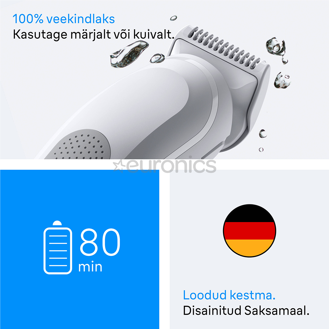Braun Series 3, white - Body groomer