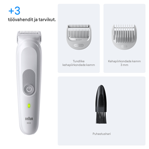 Braun Series 3, white - Body groomer