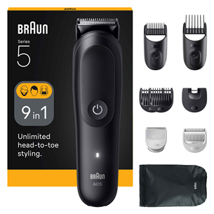 Braun Series 5, 9-in-1, black - Grooming kit AIO5540