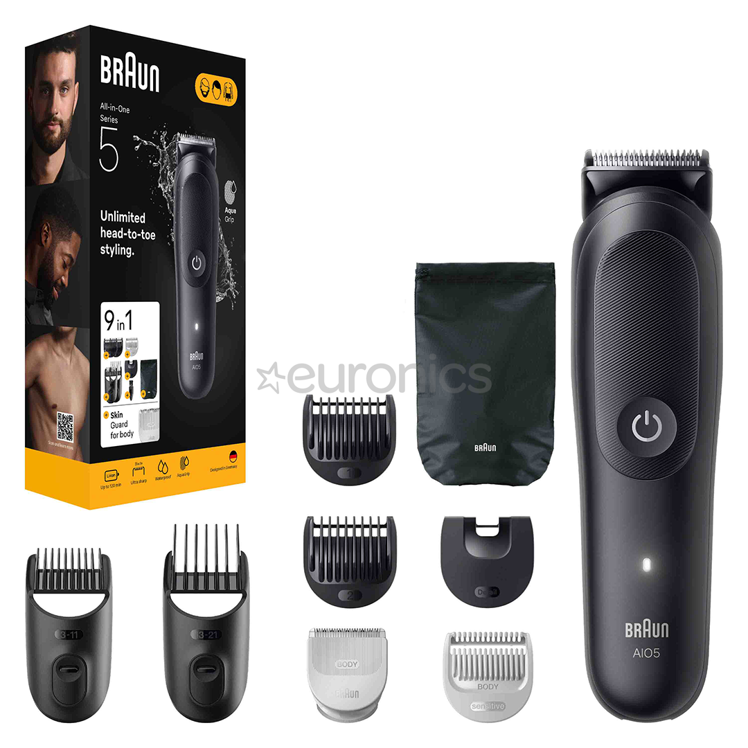Braun Series 5, 9-in-1, black - Grooming kit