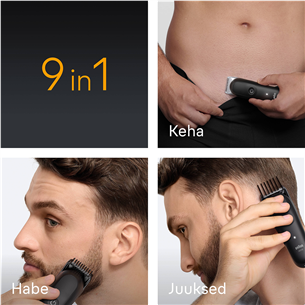 Braun Series 5, 9-in-1, black - Grooming kit