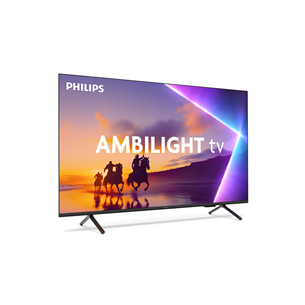 Philips PUS8510, 50'', 4K UHD, QLED, must - Teler