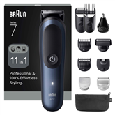 Braun Series 7, 11-in-1, dark blue - Grooming kit