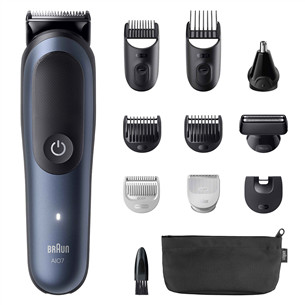 Braun Series 7, 11-in-1, dark blue - Grooming kit