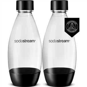 Soda Stream, 2 x 0,5 L, black - Spare bottles for sparkling water maker 1748223770
