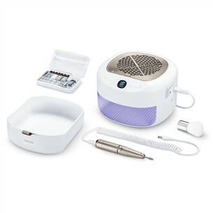 Beurer StudioNails Pro, 3-ühes, valge - Maniküüri-pediküürikomplekt MP200