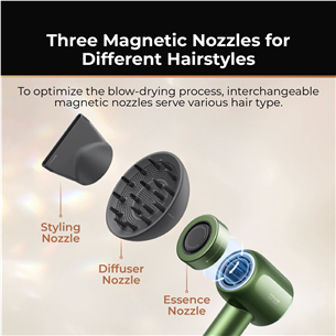 Dreame Hair Glory Master, зеленый - Фен