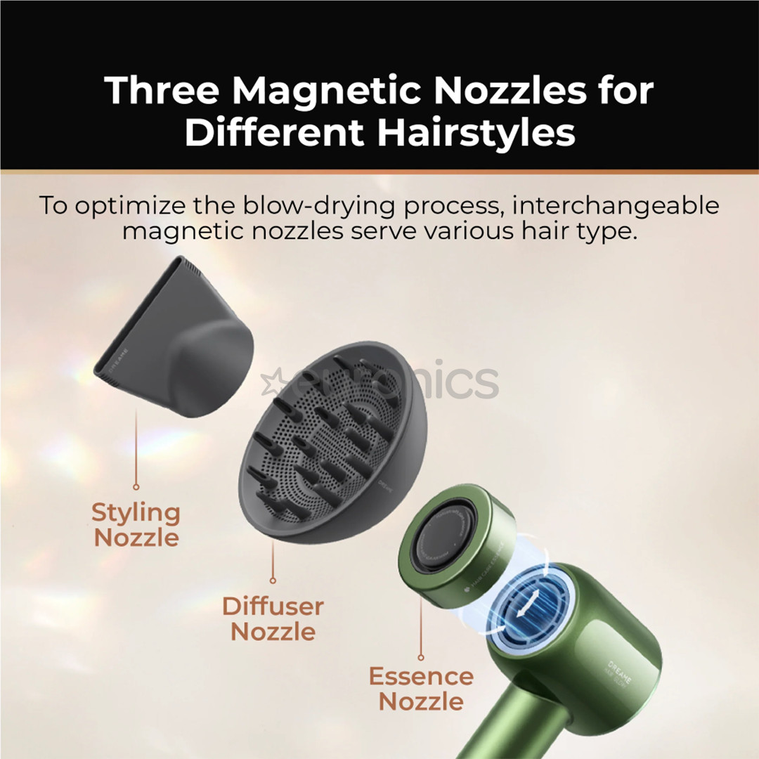 Dreame Hair Glory Master, roheline - Föön