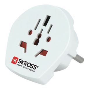 Skross Europe travel adapter TypeE/F, white - Travel adapter