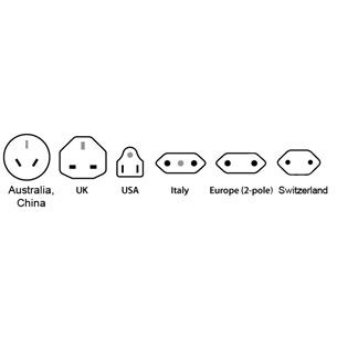 Skross Europe travel adapter TypeE/F, white - Travel adapter