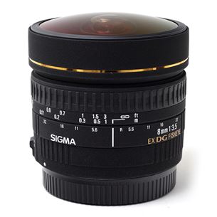 Lens AF 8mm F3.5 DG EX Fisheye for Canon, Sigma