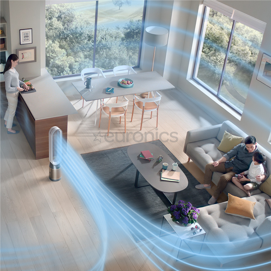 Dyson, valge/kuldne - Õhupuhasti