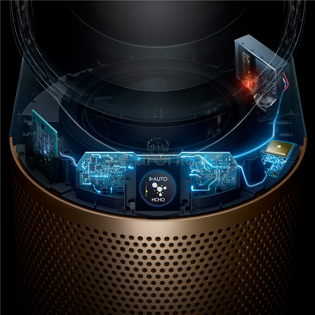 Dyson, valge/kuldne - Õhupuhasti