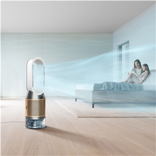 Dyson Purifier Humidify+Cool PH2 De-NOx, valge/kuldne - Õhupuhasti