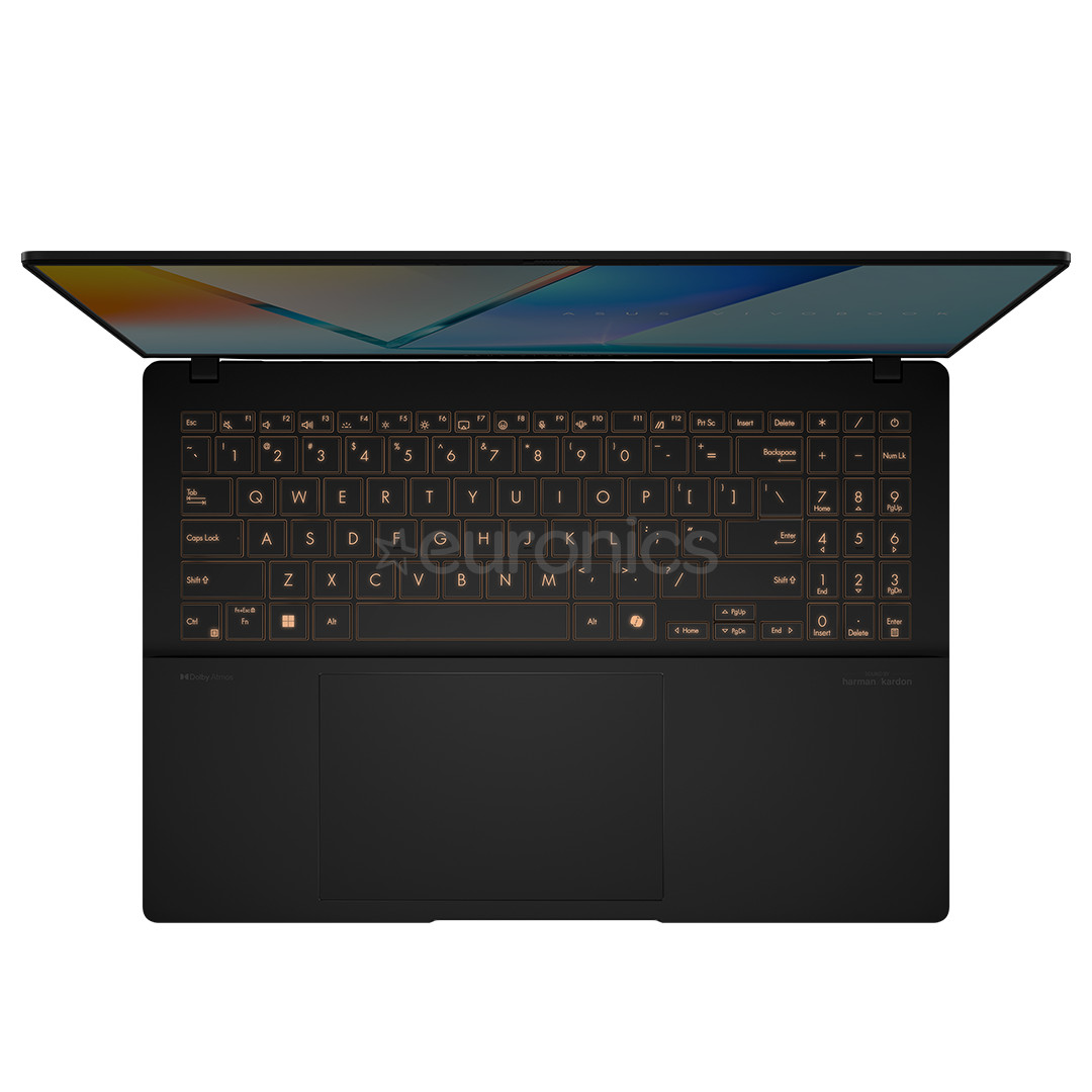 Asus Vivobook S 16 OLED, 16'', 3.2K, 120 Hz, OLED, Ryzen 7, 16 GB, 1 TB, Copilot+, ENG, neutral black - Notebook