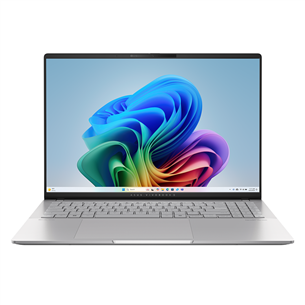 Asus Vivobook S 16 OLED, 16'', 3.2K, 120 Hz, OLED, Ryzen 7, 16 GB, 1 TB, Copilot+, ENG, hõbe - Sülearvuti M5606UA-MX088W