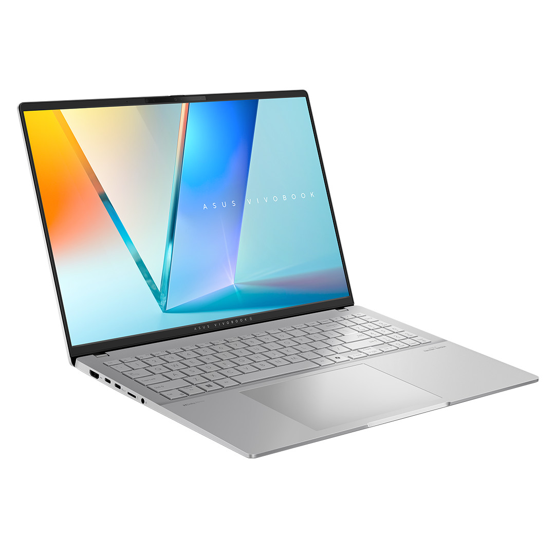 Asus Vivobook S 16 OLED, 16'', 3.2K, 120 Hz, OLED, Ryzen 7, 16 GB, 1 TB, Copilot+, ENG, hõbe - Sülearvuti