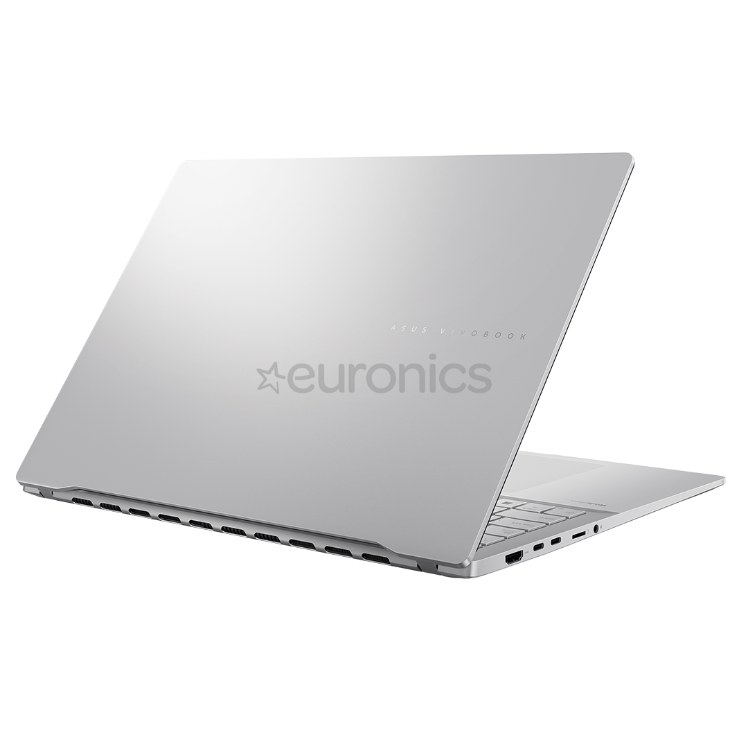 Asus Vivobook S 16 OLED, 16'', 3.2K, 120 Hz, OLED, Ryzen 7, 16 GB, 1 TB, Copilot+, ENG, hõbe - Sülearvuti