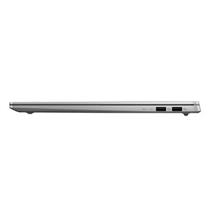 Asus Vivobook S 16 OLED, 16'', 3.2K, 120 Hz, OLED, Ryzen 7, 16 GB, 1 TB, Copilot+, ENG, hõbe - Sülearvuti