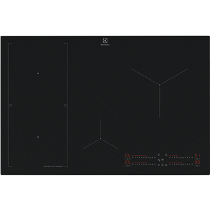 Electrolux 800 Seeria SaphirMatt, laius 77 cm, raamita, must - Integreeritav induktsioonpliidiplaat EIS87453IZ