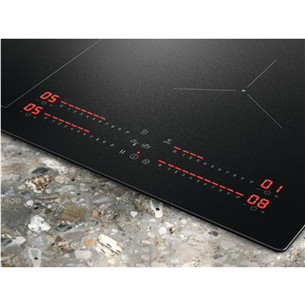 Electrolux 800 Seeria SaphirMatt, laius 77 cm, raamita, must - Integreeritav induktsioonpliidiplaat