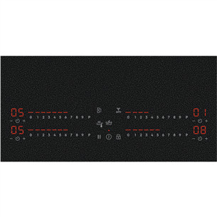 Electrolux 800 Seeria SaphirMatt, laius 77 cm, raamita, must - Integreeritav induktsioonpliidiplaat