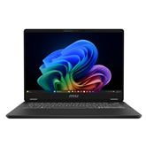 MSI Prestige 14 AI+ EVO, 14'', 2.8K, OLED, 120 Hz, Ultra 7, 32 GB, 1 TB, ENG, tumehall - Sülearvuti