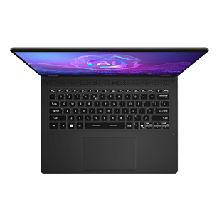 MSI Prestige 14 AI+ EVO, 14'', 2.8K, OLED, 120 Hz, Ultra 7, 32 GB, 1 TB, ENG, tumehall - Sülearvuti