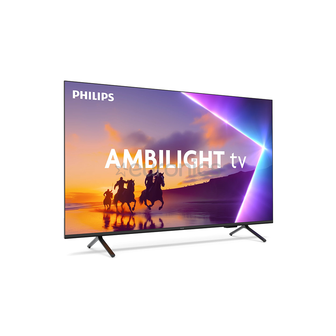 Philips PUS8510, 65, 4K UHD, QLED, черный - Телевизор