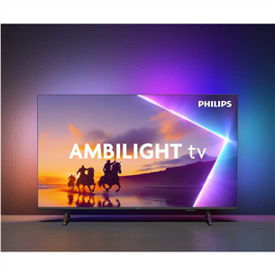 Philips PUS8510, 65, 4K UHD, QLED, черный - Телевизор