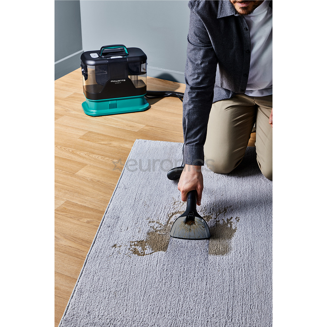 Rowenta Clean It, black/green - Carpet cleaner