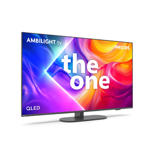 Philips The One PUS9010, 43'', 4K UHD, QLED, must - Teler
